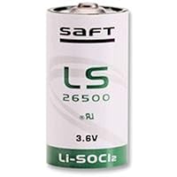 SAFT LS26500 C Size 3.6V Lithium Thionyl Chloride Battery 6months Warranty