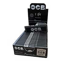 25 x Rolling Paper OCB Premium Black 1 1/4-78mm
