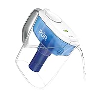PUR Plus Water Pitcher Filtration System, 11 Cup – PUR Water Filter Pitcher, PPT111WAMA, White