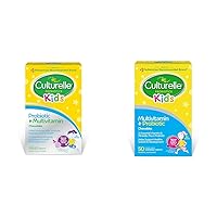 Culturelle Kids Probiotic + Multivitamin Chewables, 30 & 50 Count, Ages 3+, Digestive & Immune Support