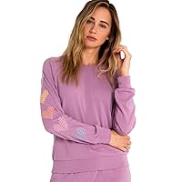 PJ Salvage Women's Loungewear Mountain Love Long Sleeve Top