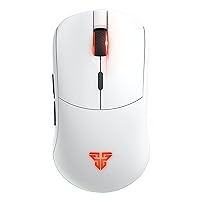 FANTECH Helios XD3 Symmetrical Wireless RGB Gaming Mouse, 16,000 DPI 6 Programmable Buttons Professional Grade Small Size Mouse, White