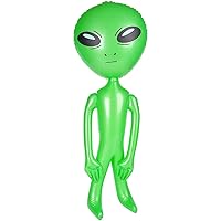 36 Inch Green Alien Inflate One Piece