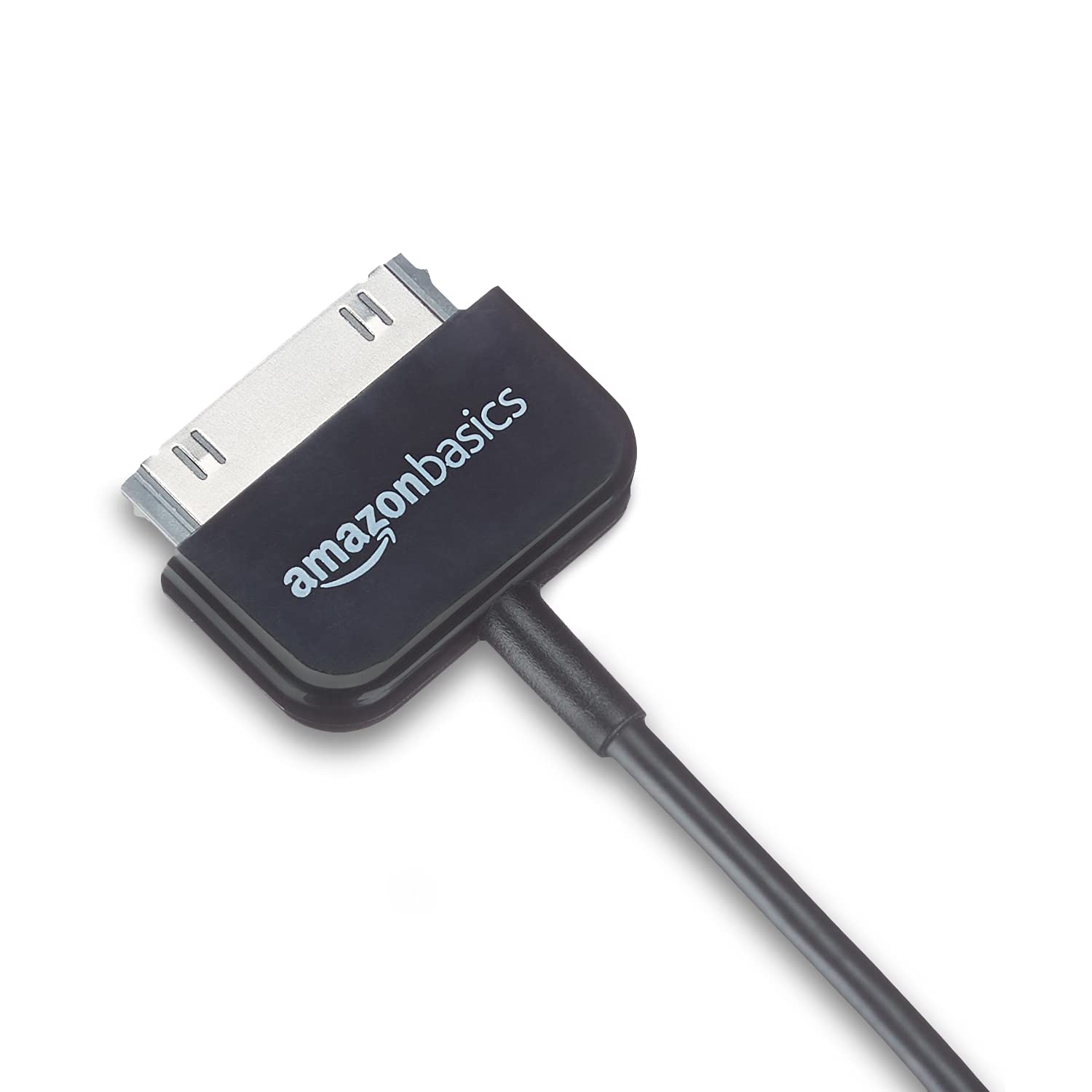 Amazon Basics Apple Certified 30-Pin to USB Charging Cable for Apple iPhone 4, iPod, iPad 3rd Generation, 3.2 Foot, Black