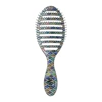Wet Brush Speed Dry Hair Brush, Mermaid Tail - Vented Design and Ultra Soft HeatFlex Bristles Are Blow Dry Safe With Ergonomic Handle Manages Tangle and Uncontrollable Hair - Pain-Free