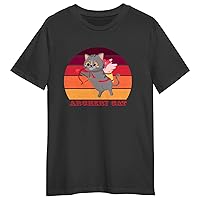 Archery Cat Retro Sunset T-Shirt, Gift Archery Cat Retro Sunset T-Shirt, Funny Archery Cat Retro Sunset T-Shirt, Love Archery Cat Retro Sunset T-Shirt Black