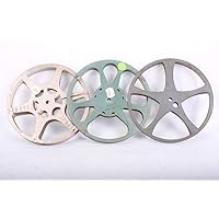 Movie Film Reel Art Deco, 16MM, 400FT Vintage, Set of 3