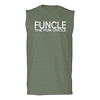 Definition Fun Uncle Funcle Best Funny Men's Muscle Tank Sleeveles t Shirt