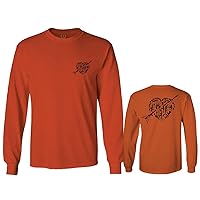 VICES AND VIRTUES American Second Amendment Rights Heart USA Long Sleeve Men's