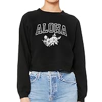 Aloha Raglan Pullover - Floral Clothing - Hibiscus Clothing