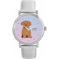 Ihasa Apso Dog Watch Ladies 38mm Case 3atm Water Resistant Custom Designed Quartz Movement Luxury Fashionable