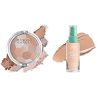 Physicians Formula Setting Powder Palette Multi-Colored Pressed Finishing Powder & Butter Believe It! Foundation + Concealer Light | Dermatologist Tested, Clinicially Tested