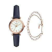 Fossil Carlie Mini Women's Watch with Stainless Steel or Leather Band