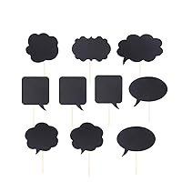 BinaryABC Graduation Party Favors Supplies,Chalkboard Sign Photo Booth Props,Wedding Photo Booth Props,10Pcs