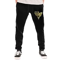 Otep Men's Fashion Baggy Sweatpants Lightweight Workout Casual Athletic Pants Open Bottom Joggers