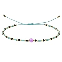 KELITCH Women Crystal Friendship Bracelets Handmade New Miyuki Beads Charm Bracelets Bangles