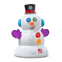 Step2 My First Snowman for Kids, Interactive Christmas Toy, Toddlers Ages 1.5+ Years Old, 15 Piece Accessory Kit to Decorate, Interactive Music and Lights