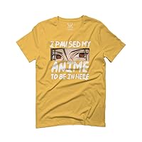 I Paused My Anime to be in Here Game Funny Aesthetic Japanese Gift Manga for Men T Shirt