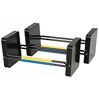 POWERBLOCK Elite EXP 50-70 lb. Dumbbell Kit, Stage 2 Expansion Kit, Only Compatible After Stage 1 Elite EXP Adjustable Dumbbells Purchase, Durable Steel, Innovative Workout Equipment, 20 lbs, Black