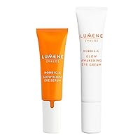 Bright Under Eyes Bundle - Glow Boost Eye Serum & Glow Awakening Eye Cream - Brightening Eye Cream and Eye Serum with Vitamin C for Dark Circles, Dullness, & Puffiness (2-Piece Set)