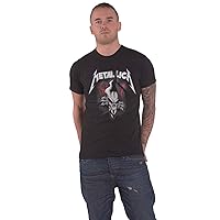 Metallica T Shirt 40Th Anniversary Ripper Band Logo Official Mens Black