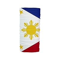 Philippines Flag Multifunctional UV Protection Headband Face Dust Mask Bandana