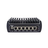 Kaby Lake i5 7200U Firewall Micro Appliance, Mini PC, Nano PC, Router PC with 6 RJ45, AES-NI,HDMI USB3.0 COM,Compatible with Pfsense OPNsense