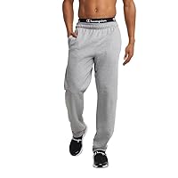 Champion Men’s Sweatpants, Powerblend, Fleece Open-Bottom Sweatpants for Men (Reg. or Big & Tall)