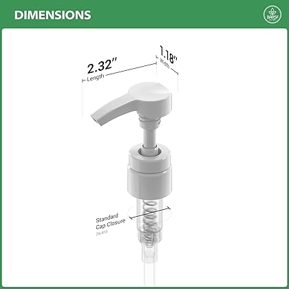Universal Shampoo/Conditioner Pump for Bottle, 1 L/33.8 oz., Piece 2 White
