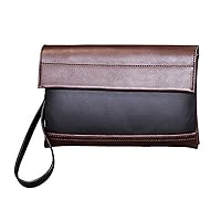 Large capacity clutch, male casual briefcase, youth clutch, male envelope, male bag Men's Wrist Clutch