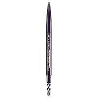 Kevyn Aucoin The Precision Brow Pencil, Dark Brunette: Ultra slim, thin and strong. Retractable plus spoolie brush. Pro makeup artist go to. Sculpt, define and shape eyebrows. Stay put, smudge-proof.