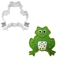 R&M Cookie Cutter, 3-Inch, Frog, Tinplated Steel