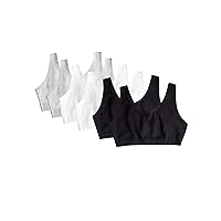 Fruit of the Loom Women's Built Up Tank Style Sports Bra Value Pack