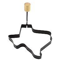 Non-Stick Texas Shaped Egg Fry and Pancake Ring with Handle
