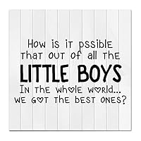 How Is It Possible That Out Of All The Little Boys Spotify Wooden Plaque Religious Wood Signs No Fading Beautiful Movie For Christmas Tree Decorations 12X12 Inch