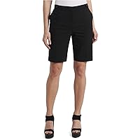 Vince Camuto Womens Solid Double Weave Casual Bermuda Shorts