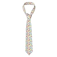 Barber Supplies Pattern Print Men'S Novelty Necktie Funny & Formal Neckties For Weddings, Business Parties Gift