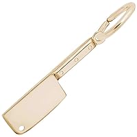 Rembrandt Charms Meat Cleaver Charm, 10K Yellow Gold