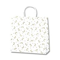 Heiko 25CB Paper Bags, 3 Years Old, New Ribbon, Gold, 12.6 x 4.5 x 12.2 inches (32 x 11.5 x 31 cm), 50 Sheets
