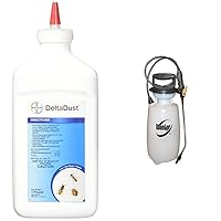 Delta Dust Multi Use Pest Control Insecticide Dust, 1 LB & Roundup 190260 Lawn and Garden Sprayer, 2 Gallon