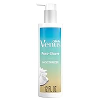 Gillette Venus Glow Post-Shave Oil Infused Moisturizer, Women’s Aftershave Oil Infused Moisturizer, 12 oz