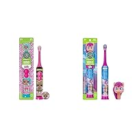 FIREFLY Clean N' Protect L.O.L. Surprise! and My Little Pony Power Toothbrushes with Character Covers, Soft Bristles, Battery Included, Ages 3+, 1 Count Each