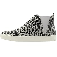Coconuts by Matisse Womens Love Worn Leopard High Sneakers Shoes Casual - Grey