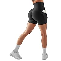 SUUKSESS Women Cross Workout Shorts with Pockets 5