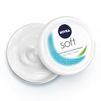 Soft Light Moisturizer Cream, with Vitamin E & Jojoba Oil for Face, Hands and Body, 100 ml