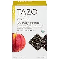 Tazo Filter Bag Tea, Peachy Green, 120 Count by TAZO