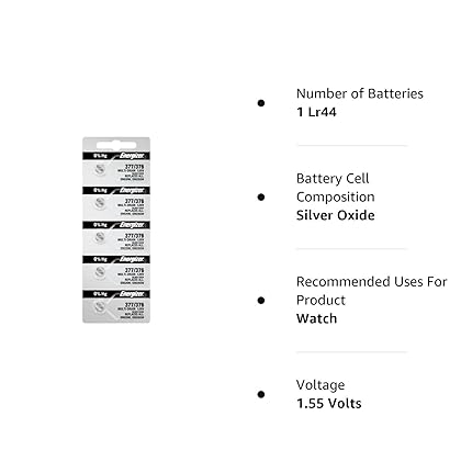 4 Energizer 377 376 Silver Oxide Watch Batteries SR626SW SR626W