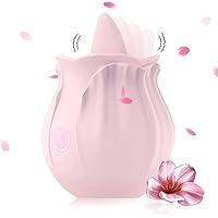 2024 Upgrade Rose Adult Tool for Women Quiet Modes Portable Travel Toy for Party Birthday Gifts Pink 410