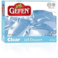 Gefen Clear Unflavored Jello, 3oz (1 Pack)