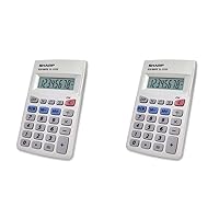 Sharp EL233SB Standard Function Calculator (Pack of 2)